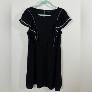 Banana Republic Black Dress with White Trim